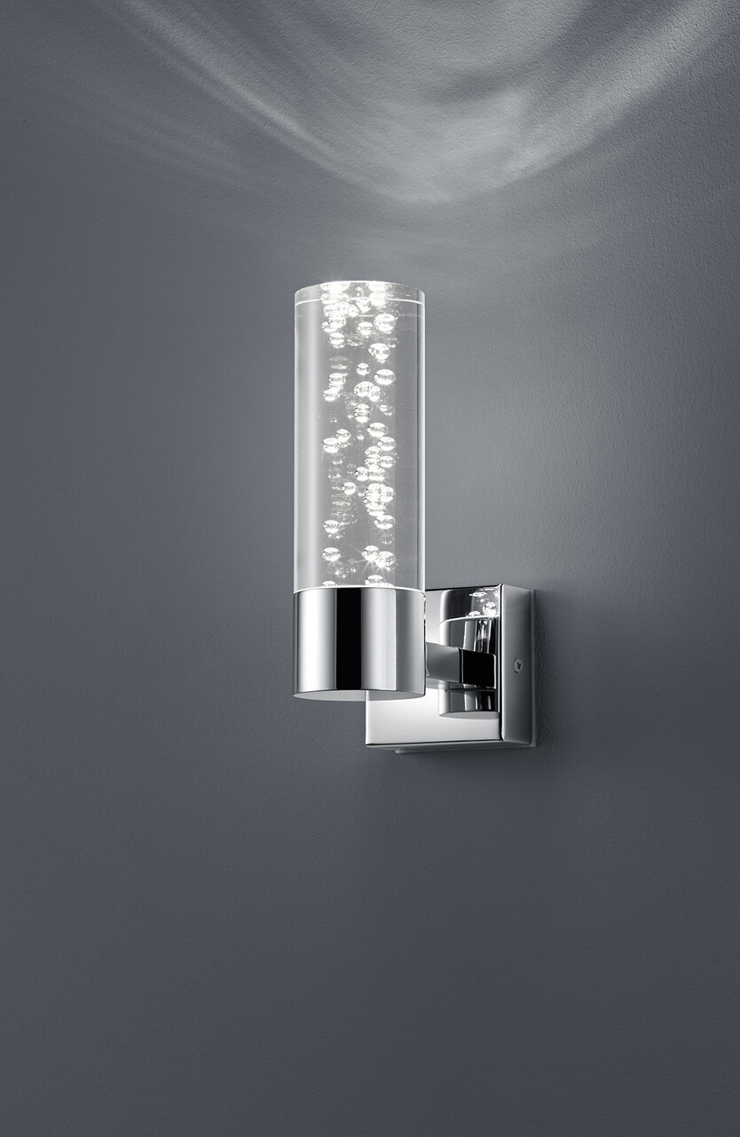 Aplica de perete Bolsa, TRIO, 7x19 cm, 3.1W, 1x SMD LED, metal, argintiu - imagine 3